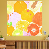 Farbenfrohe Fruchtexplosion Leinwanddruck (Insitu (Wohnzimmer))