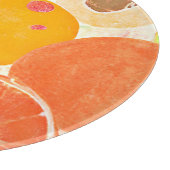 Farbenfrohe Fruchtexplosion Schneidebrett (Ecke)