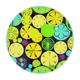 Farbenfrohe Fruchtigkeit Lebensgefühl Muster Schneidebrett