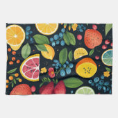 Farbenfrohe Fruchtmuster Geschirrtuch (Horizontal)