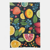 Farbenfrohe Fruchtmuster Geschirrtuch (Vertikal)