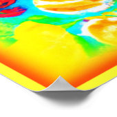 Farbenfrohe Fruchtmuster. Jetzt kaufen Poster (Ecke)