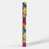 Farbenfrohe Fruchtmuster mit pulsierendem Citrus & Case-Mate iPhone Hülle (Rückseite / Rechts)