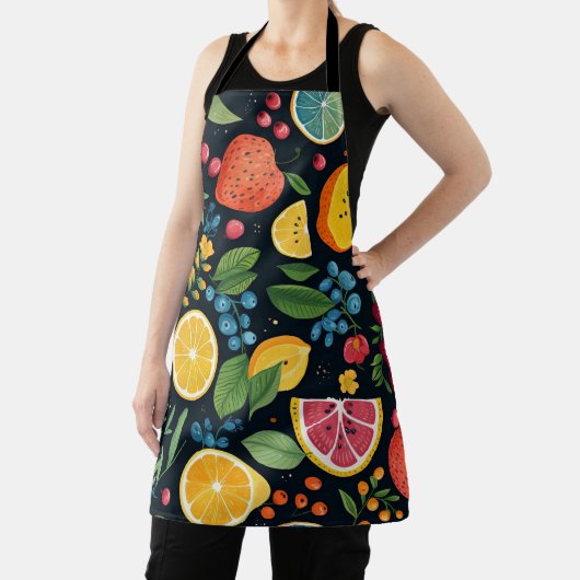 Farbenfrohe Fruchtmuster Schürze (InSitu)