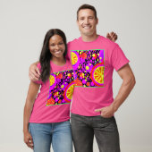 Farbenfrohe Fruchtmuster T-Shirt (Unisex)