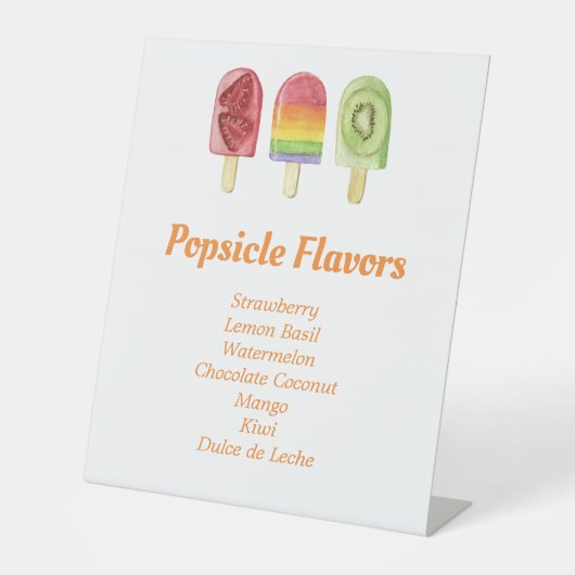 Farbenfrohe Fruchtsäfte Geschmack Sommerliches Par Sockelschild (Vorderseite)