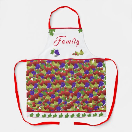 Farbenfrohe Fruchtsaftküche Schürze (Vorderseite)