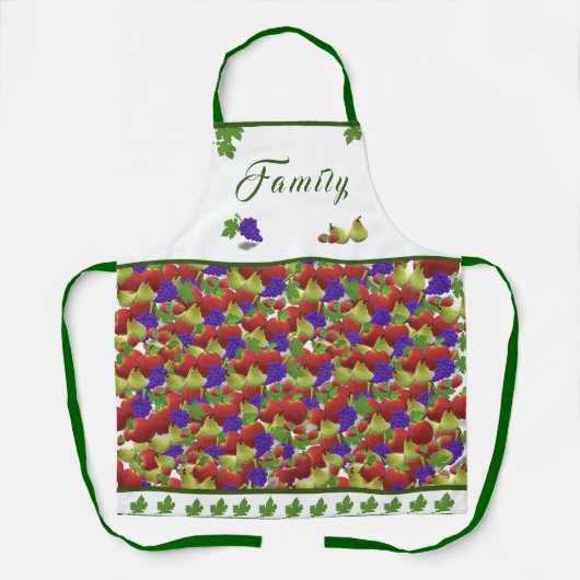 Farbenfrohe Fruchtsaftküche Schürze (Vorderseite)