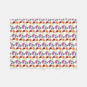 Farbenfrohe Fruchtsommer Muster, Cool Fleecedecke (Vorderseite (Horizontal))