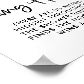 Farbenfrohe Frühjahrsblüten Ring Hunt Spiel Poster (Ecke)