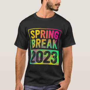 Farbenfrohe Frühjahrspause 2023 Stilanpassung Grup T-Shirt