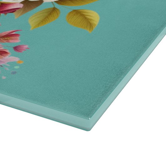 Farbenfrohe, Frühlings-/Blütenbiene Schneidebrett (Ecke)