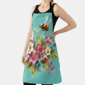 Farbenfrohe, Frühlings-/Blütenbiene Schürze (InSitu)