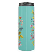 Farbenfrohe, Frühlings-/Blütenbiene Thermosbecher (Rückseite)