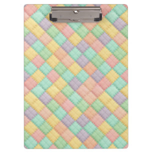 Farbenfrohe Frühlings-/Oster-Quilt im Vintage-Patc Klemmbrett