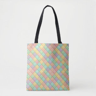 Farbenfrohe Frühlings-/Oster-Quilt im Vintage-Patc Tasche