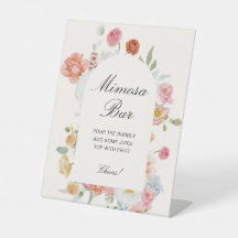 Farbenfrohe Frühlingsblumen Arch Mimosa Bar