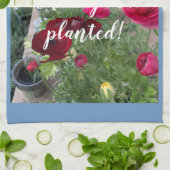 Farbenfrohe Frühlingsblumen Blumen Geschenk Handtu Geschirrtuch (Gefaltet)