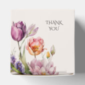 Farbenfrohe Frühlingsblumen Gefälligkeitsbox Geschenkschachtel (Oben)