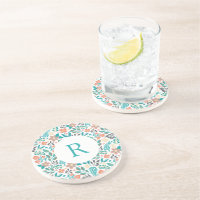 Farbenfrohe Frühlingsblumen Muster Mauspad