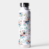 Farbenfrohe Frühlingsblumen Trinkflasche (Links)