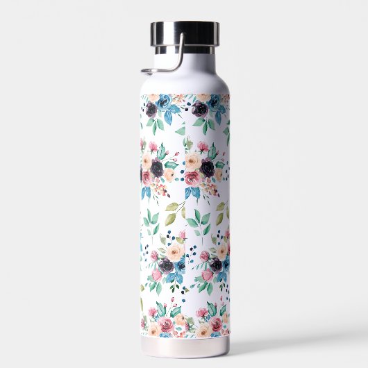 Farbenfrohe Frühlingsblumen Trinkflasche (Rechts)