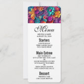 Farbenfrohe Frühlingsblumenmuster Einladung (Vorderseite)