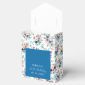 Farbenfrohe Frühlingsblumenmuster Geschenkschachtel (Geöffnet)