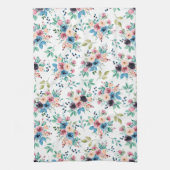 Farbenfrohe Frühlingsblumenmuster Geschirrtuch (Vertikal)