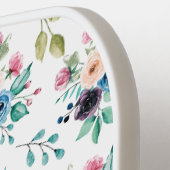 Farbenfrohe Frühlingsblumenmuster Pickleball Schläger (Linke Seite)