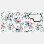 Farbenfrohe Frühlingsblumenmuster Samsung Galaxy Hülle (Rückseite (Horizontal))