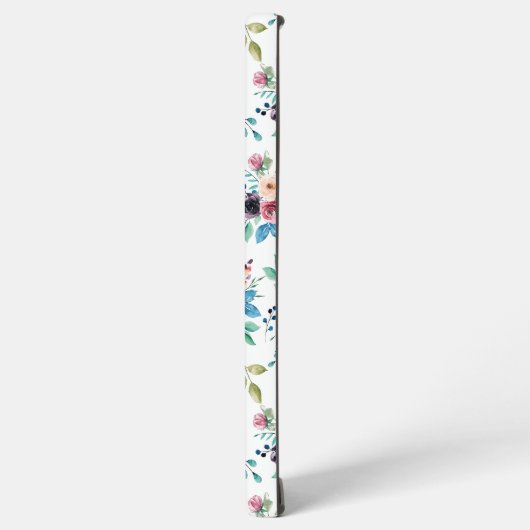 Farbenfrohe Frühlingsblumenmuster Samsung Galaxy Hülle (Linke Seite)