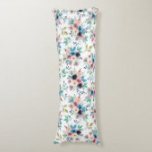 Farbenfrohe Frühlingsblumenmuster Seitenschläferkissen (Vorderseite Vertikal)