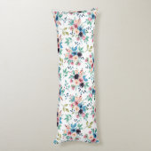 Farbenfrohe Frühlingsblumenmuster Seitenschläferkissen (Rückseite (Vertikal))