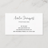 Farbenfrohe Frühlingsblumenmuster Visitenkarte (Rückseite)