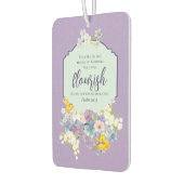 Farbenfrohe Frühlingsblütenbibel Autolufterfrischer (Links)