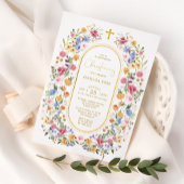 Farbenfrohe Frühlingsgarten Blume Christine Einladung