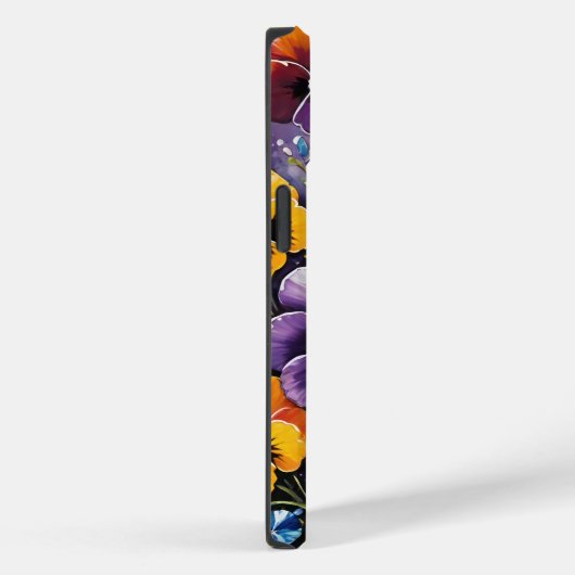 Farbenfrohe Frühlingsgeräte und Stiefmütterchen Case-Mate iPhone Hülle (Rückseite / Rechts)