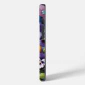 Farbenfrohe Frühlingsgeräte und Stiefmütterchen Case-Mate iPhone Hülle (Rückseite / Links)