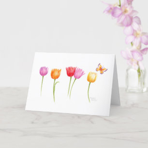 Farbenfrohe Frühlingshuppen blenden jede Occaise C Karte