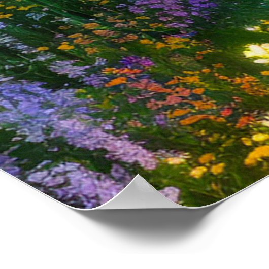 Farbenfrohe Frühlingsinfonie Poster (Ecke)