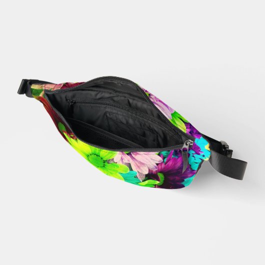 Farbenfrohe Frühlingsmessen Bauchtasche (Offen)