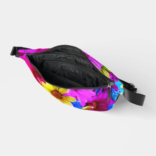 Farbenfrohe Frühlingsmessen Bauchtasche (Offen)