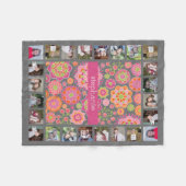 Farbenfrohe Frühlingsmuster 11 Fotos Name Fleecedecke (Vorderseite (Horizontal))