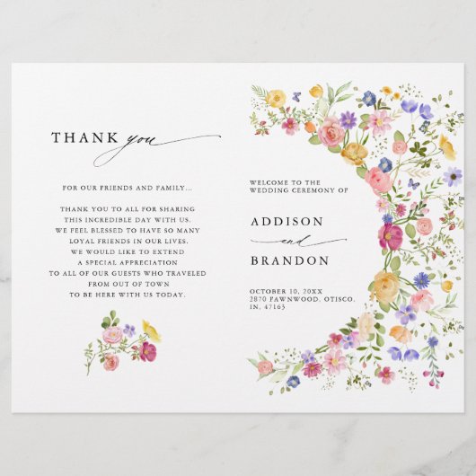 Farbenfrohe Frühlingsprogramm Wildblume Wiesen Gar (Vorderseite)