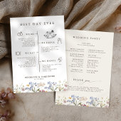 Farbenfrohe Frühlingsprogramm Wildblume Wiesen Gar Einladung