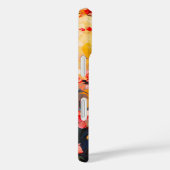 Farbenfrohe Frühlingsvögel im Blut Case-Mate iPhone Hülle (Rückseite / Rechts)