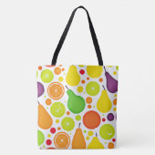 Farbenfrohe Fruitful Vibranful Art Tasche (Vorderseite)