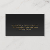 Farbenfrohe Füllfederhalter und Notar Visitenkarte (Rückseite)