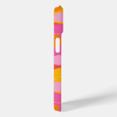 Farbenfrohe Fun Circles Polka Dots Juicy Pink Mage Case-Mate iPhone Hülle (Rückseite / Rechts)